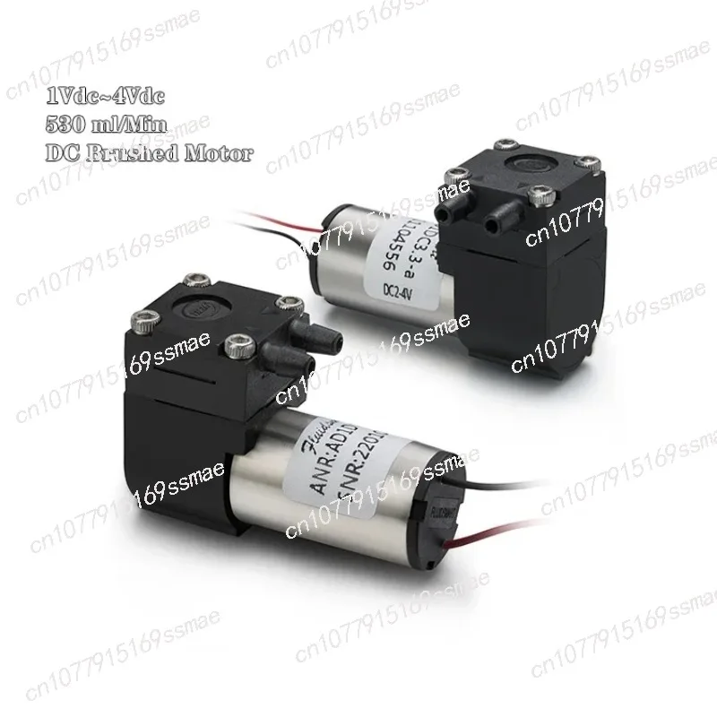 1-4V DC Brush Motor 530ml/Min High Flow Rate Mini Medical Electric Vacuum Air Pump Lab Sampling Micao Diaphragm Pumps