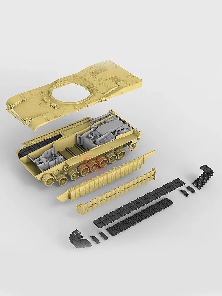 Ryefield Model Assembled Model Kit RM-5026 U.S. Main Battle Tank M1A2 SEP Abrams TUSK I /TUSK II, 2 in 1 with full interior 1/35