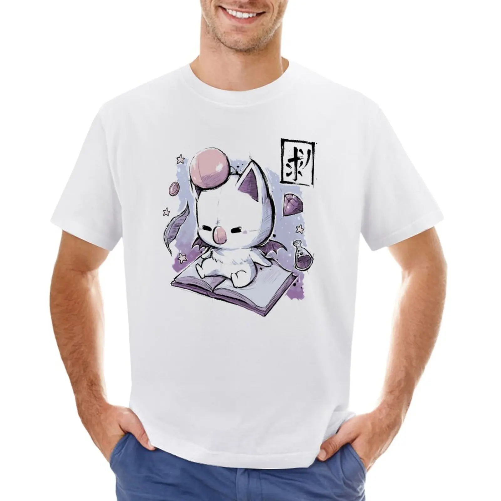 

Save Kupo T-Shirt cute tops plus sizes new edition summer tops Short sleeve tee men