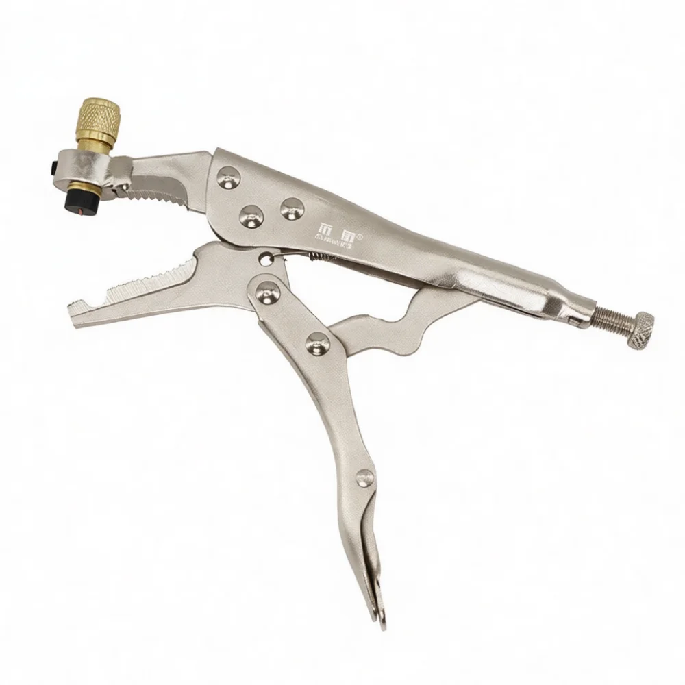 CT308 Refrigerant Pipe Hydraulic Plier HVAC Maintenance Tool Manual Copper Tube Crimper Portable Cooling System Repair Device