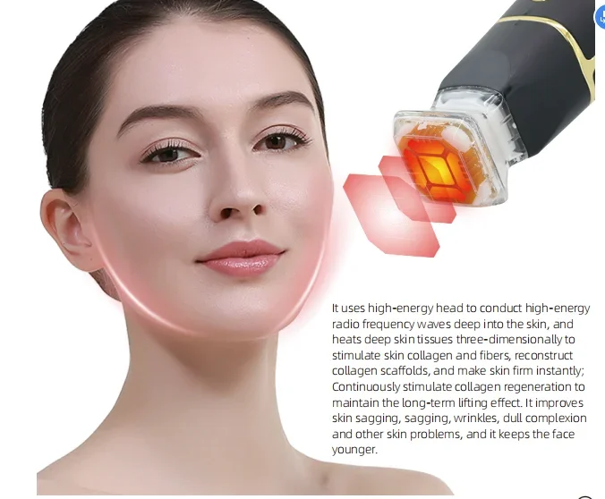 Handhold Face Lifting Skin Tightening Wrinkle Removal RF Fractional Face And Body Beauty Machine