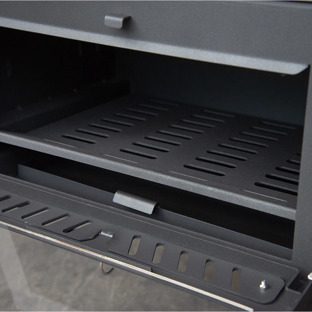 Buitenkeuken van hout met oven - Camping Cooking Ovens recensie en prijs