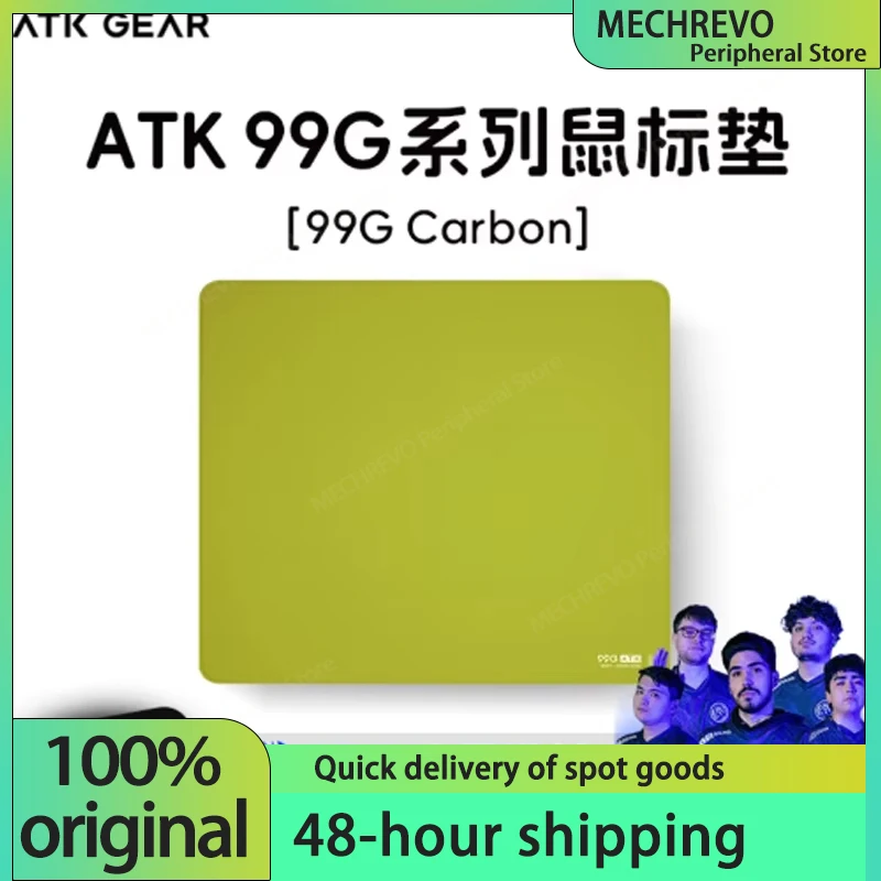 Atk 99g Carbon  Mouse Pad Anti Slip Pad Mechanical Keyboard Xsoft Gaming Mousepad Esports Customized Gamer Accessories For Gifts