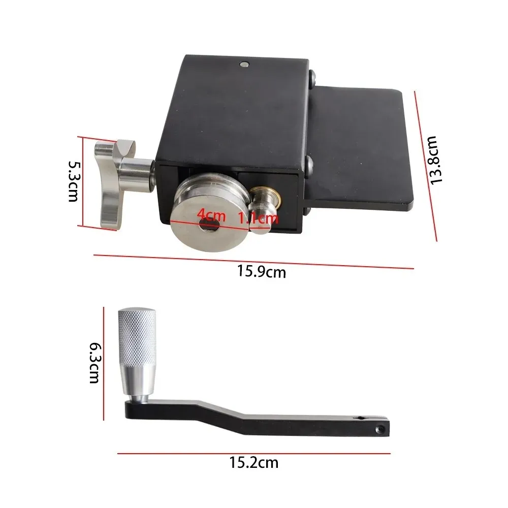 Bead Roller Tube Pipe Tubing Beader &1 Set Vise Jaw Inserts Tool Kit For Intake And Intercooler Piping In 5/8