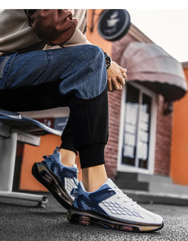 Herren-Freizeitsneaker Frühling Sommer Neue Atmungsaktive Leichte Renn-Outdoor-Laufschuhe Weiche Sohle Verschleißfeste Speed-Sportschuhe – Detail 11