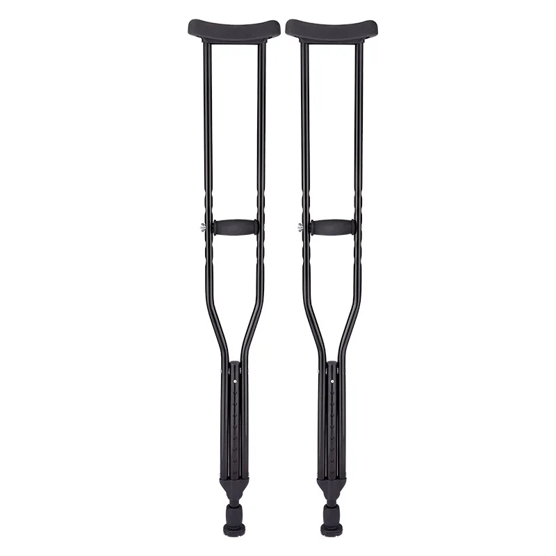 

Solid Cutches Underarm crutches Aluminum alloy double crutches Non-slip elderly walker crutches Adjustable single crutches