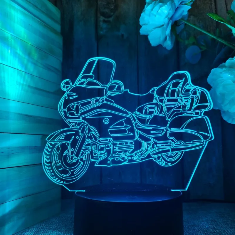 3D Night Light CAR Motorcycle Yacht Aircraft Led Lamp with Remote Control USB Plug for Bedroom Decor Birthday Gift Kid Present