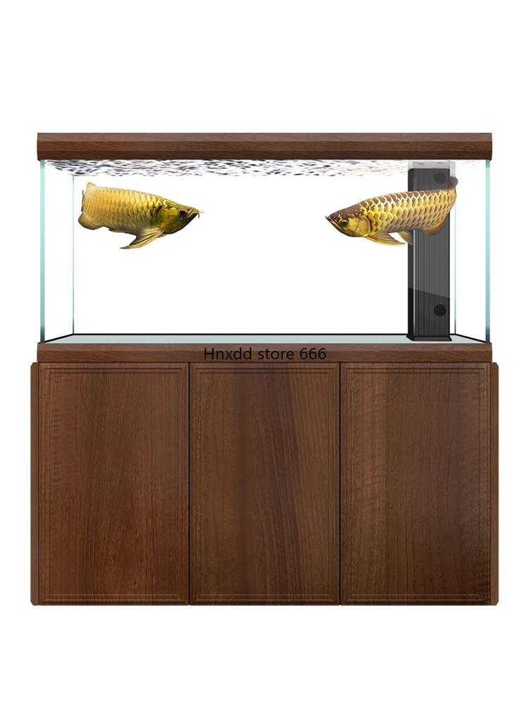 High-end living room large aquarium, office dragon fish tank free of water change