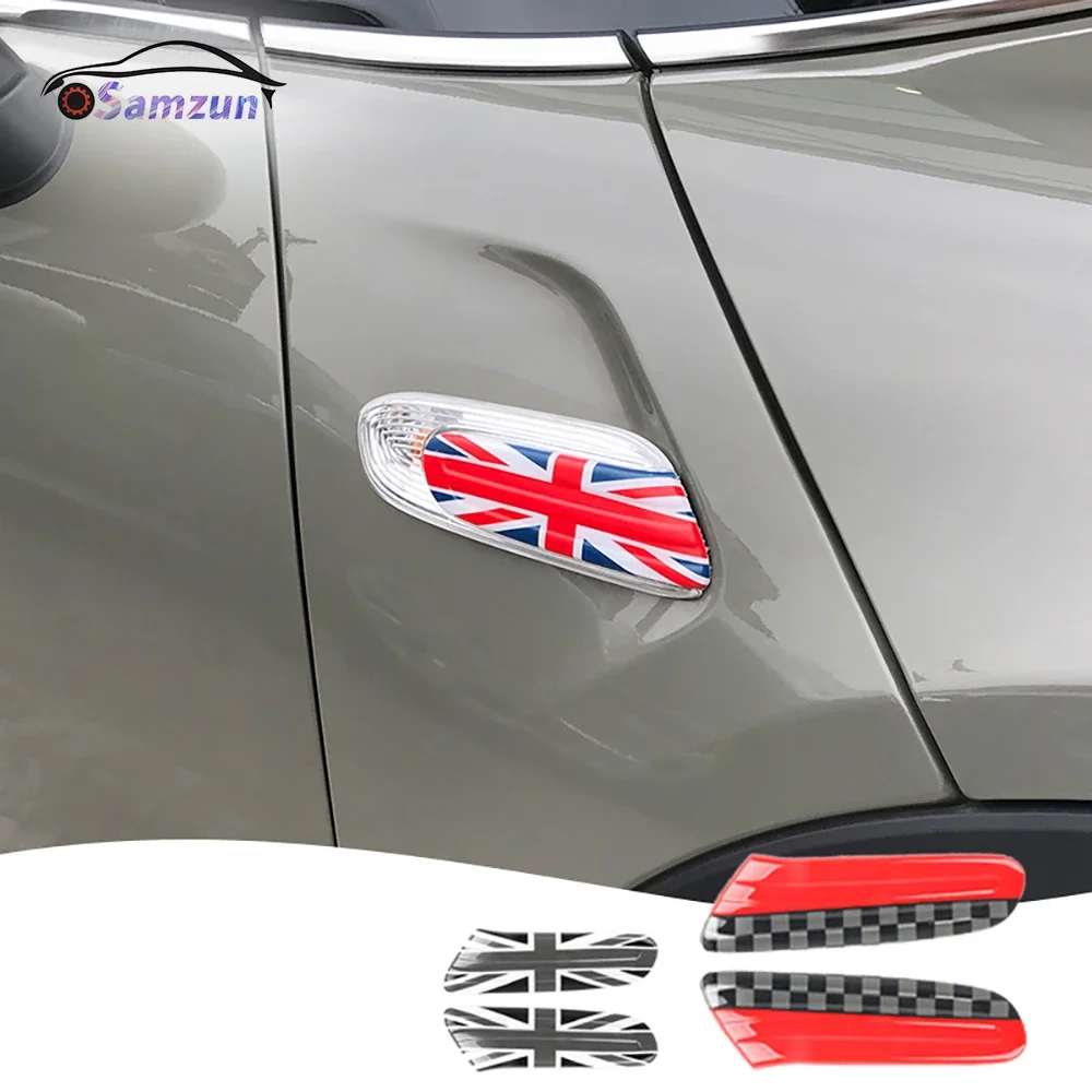 For Mini Cooper F55 F56 F57 2014 -2020 2021 Car Exterior Accessories Front Side Fender Sticker Turn Signal Light Cover Lamp Case