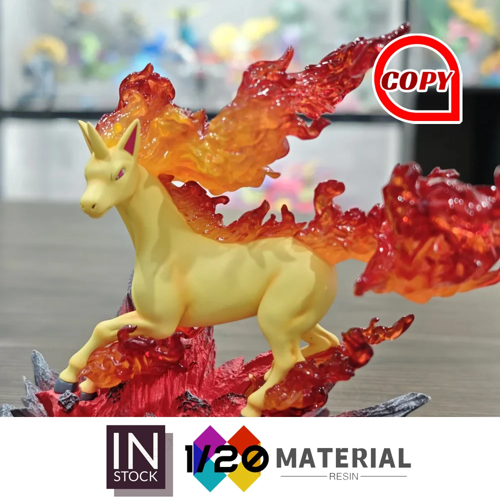 [In Stock]1/20 Resin Scale World [Copy Pollet Town] - Ponyta & Rapidash [Split RE-MENT] view 4