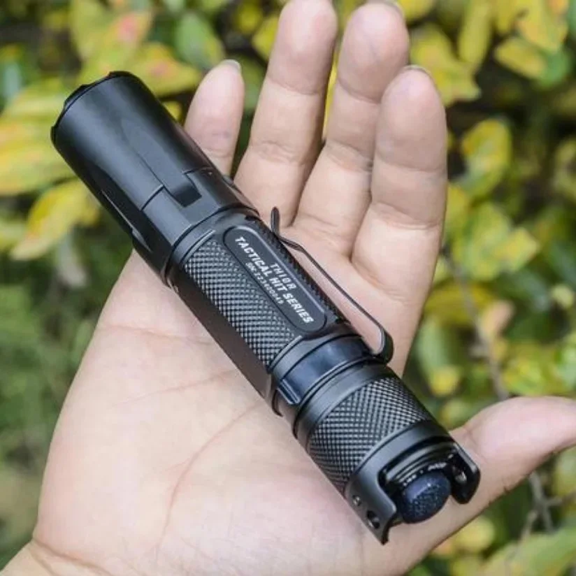 Rechargeable Tactical Flashlight XHP35 HD 2000LM Torch Light with 18650 Battery for Camping Self Defense-Jetbeam TH10R