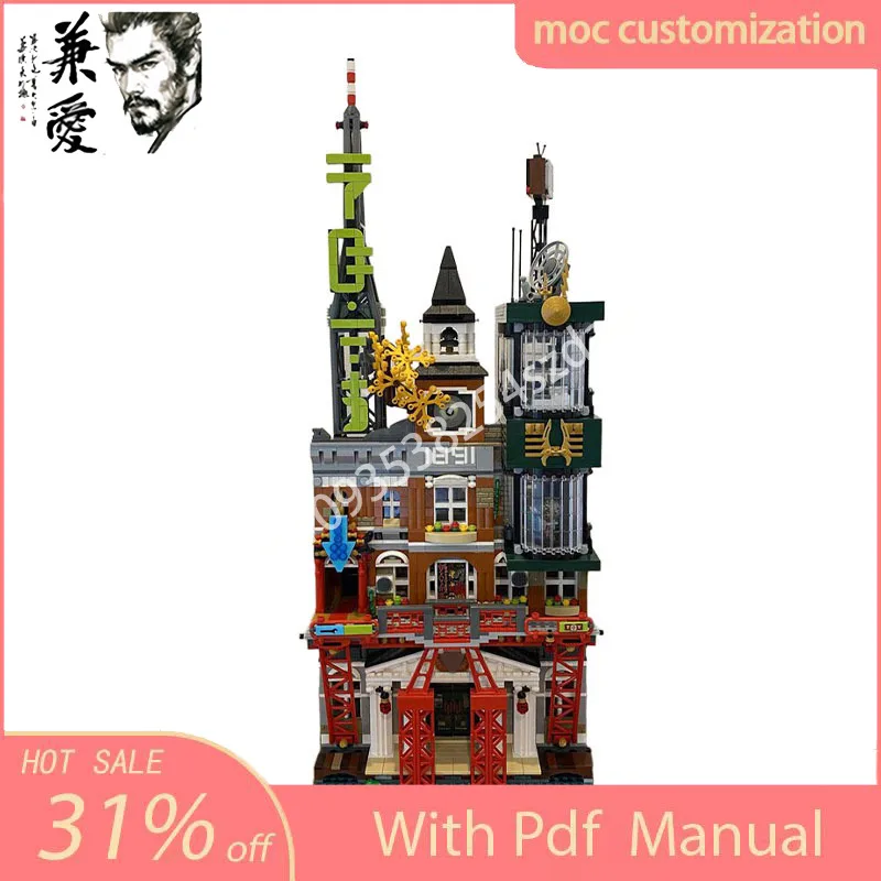 4036PCS Moc Ninjago City Television NGTV Model Building Blocks DIY Creative Assembly Educational Bricks Toys Kids Holiday Gifts