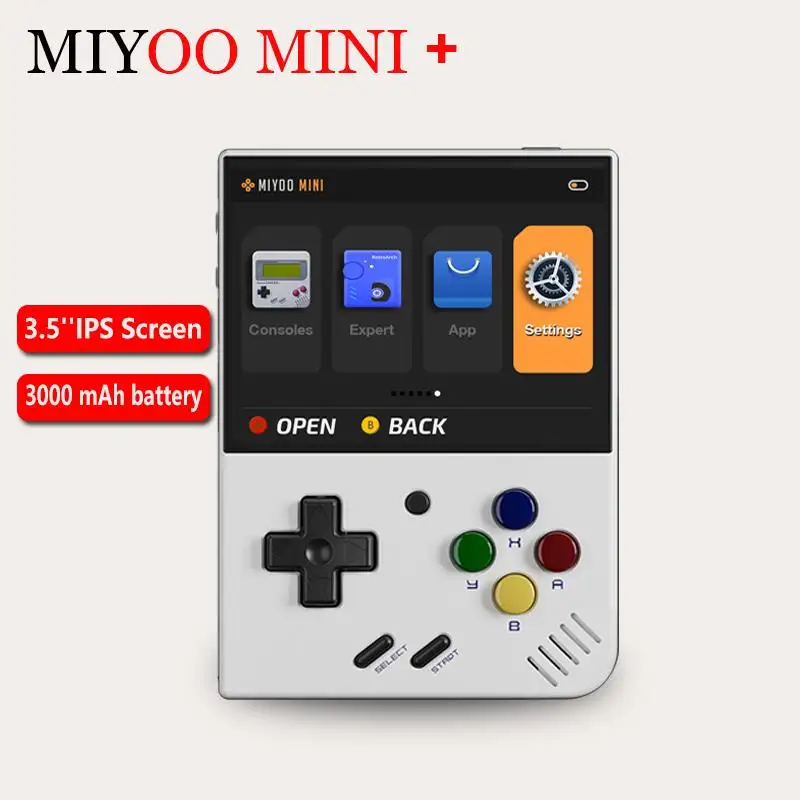 

2023 MIYOO Mini Plus Portable Retro Handheld Game Console 3.5-inch IPS HD Screen Linux System Classic Miyoo Mini V3 Plus