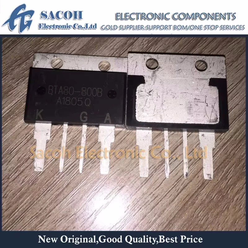 

SACOH New Mosfet transisto 1Pcs/Lot BTA80-800B BTA80-800 TOP4 80A 800V Traics Module In Stock