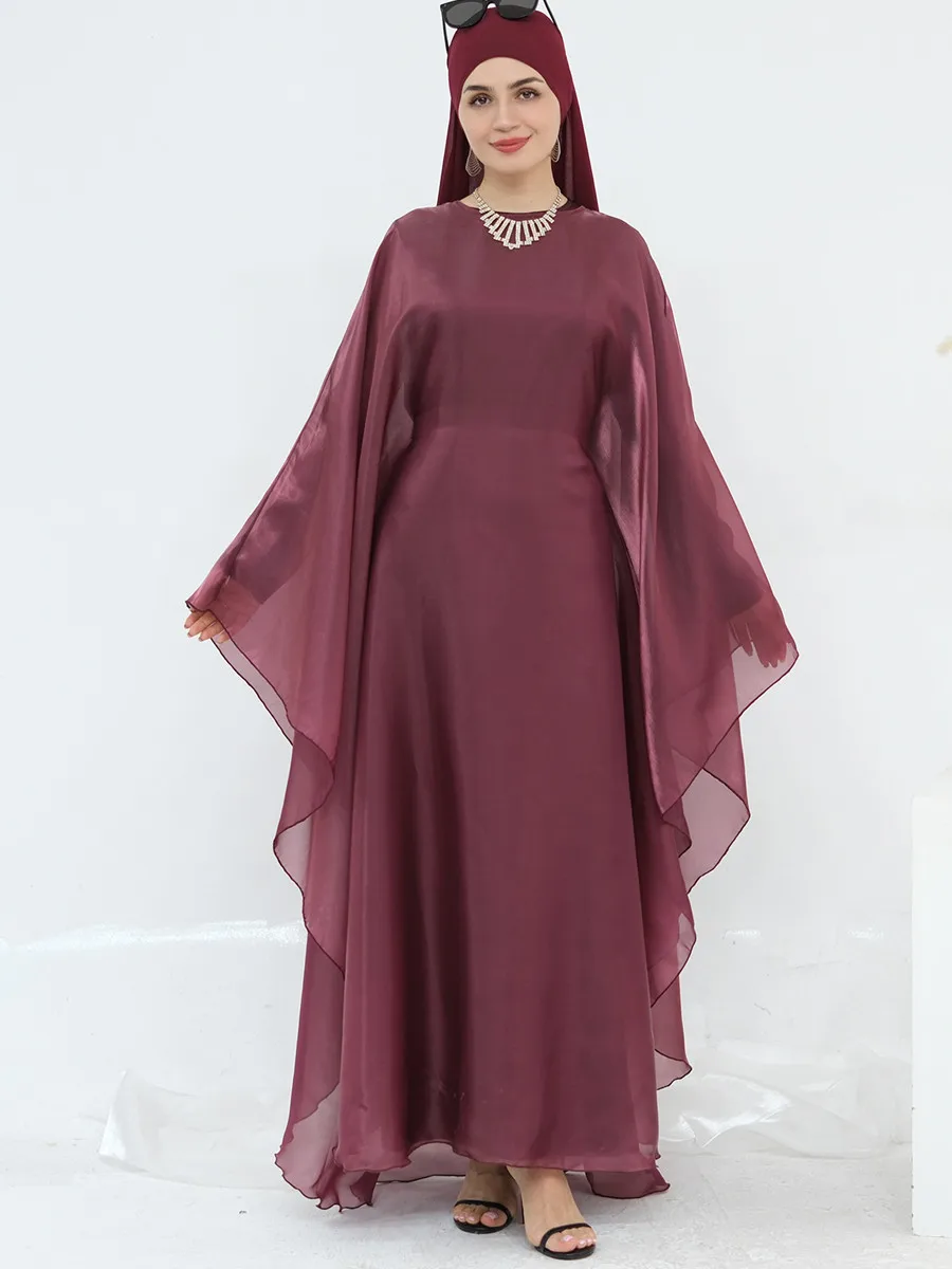 Mulheres muçulmanas dubai abaya conjunto de duas peças luxo mancha hijab vestido longo kaftan modesto ramadan robe femme islam conjunto de roupas kebaya