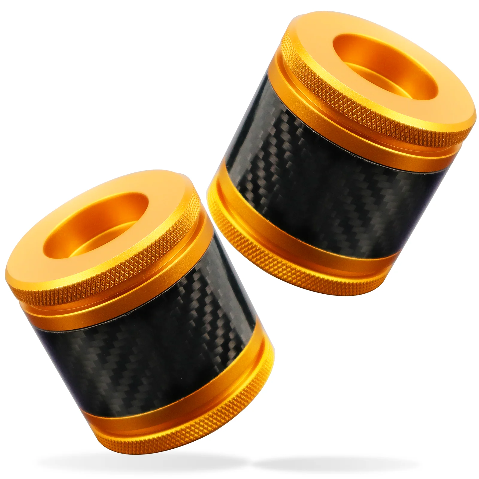GZICMA Motorcycle Crash Bar CNC Aluminum End Caps for Harley Touring Softail Sportster Engine Guard Saddlebag Guards Ends 2PCS 6