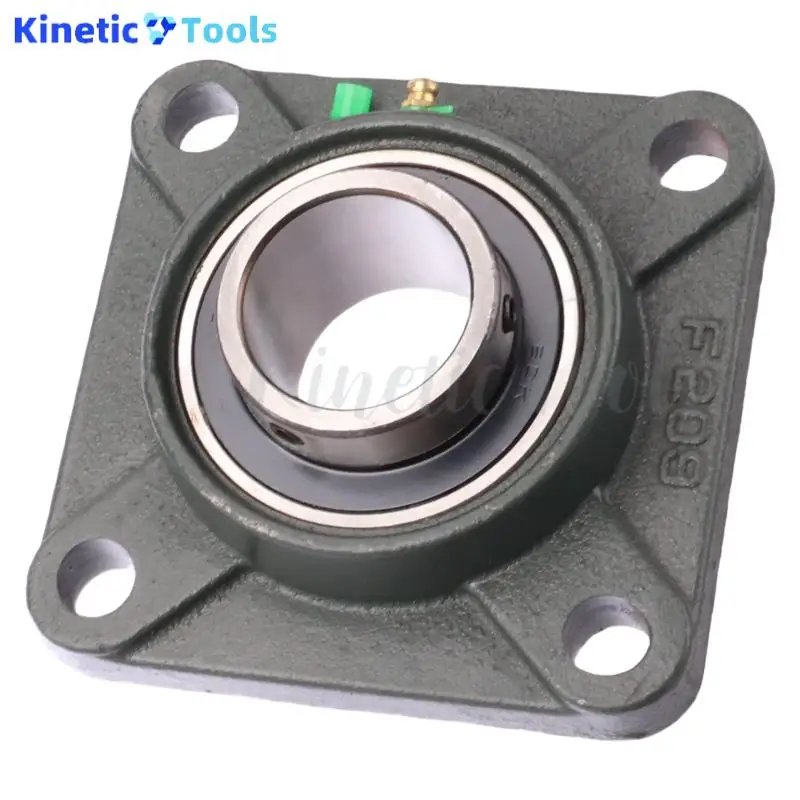 UCF209 플랜지 시트 베어링 45mm 구멍 직경 주철 베어링 유닛 고정 나사 잠금