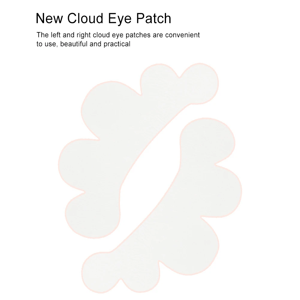 1 par de almofada de gel para cílios, enxertia de cílios sob os olhos (tipo nuvem)