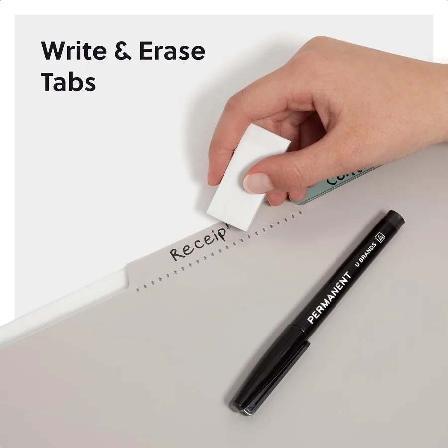 مكتب منظم المشروع يطير 24 جيوب غطاء شفاف مع علامات تبويب مشرقة متنوعة مقاومة للتمزق منظم ملفات بولي Document Org