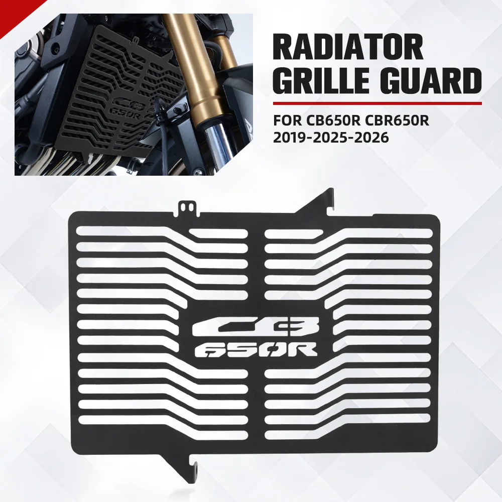 

Motorcycle For HONDA CB650R CBR650R 2019-2025-2026 Radiator Cylinder Head Engine Guard Complete Set Grille Cover CB650F CBR650F
