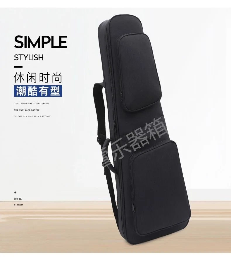 Electric guitar-specific ultra-thick waterproof backpack. Ultra-thick backpack with waterproof, shockproof and anti-drop feature