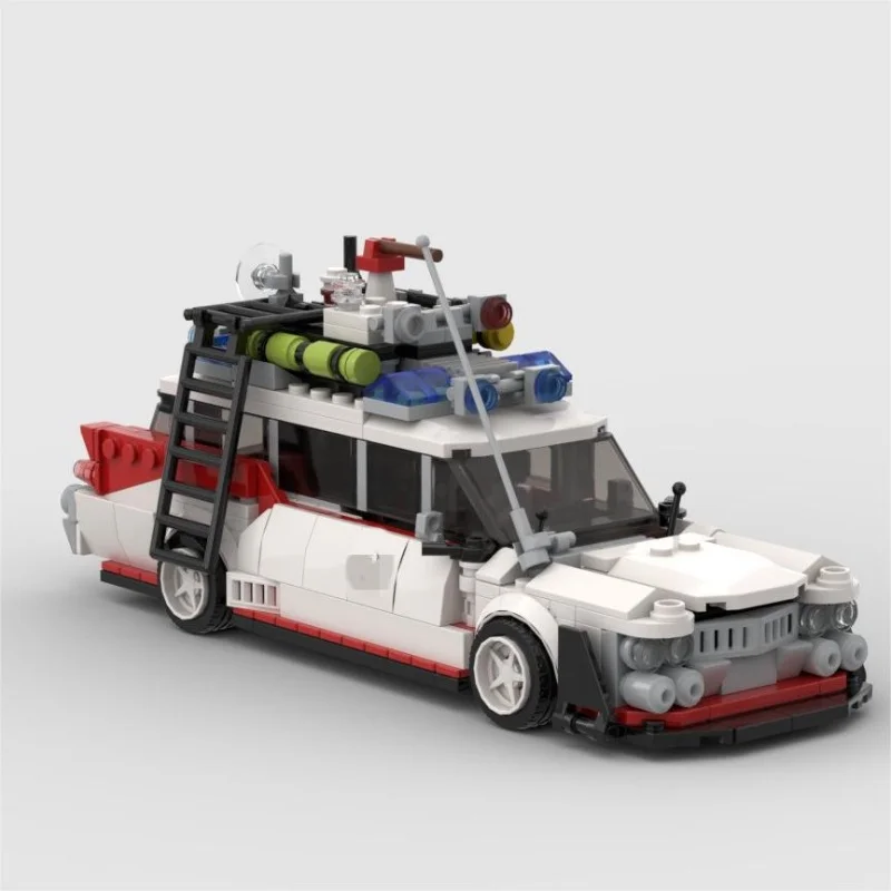 Ghostbusters Ecto-1 Technical Car Movie Merchandise Model Building Block Boys Toy Adults Assembly Xmas Toys Birthday Gifts Kids