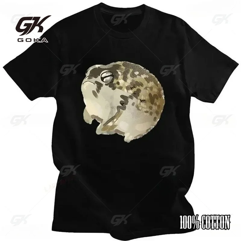 Fashion Desert Rain Frog Fat Frog Cute Print T-shirt Funny Cute Top Kawaii Casual Street Loose Women T-Shirt Tops
