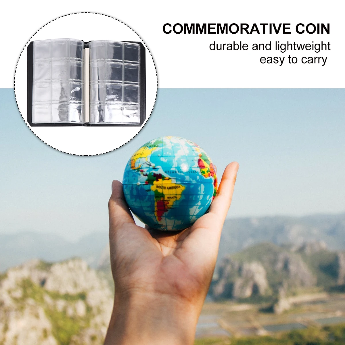 

Coin Storage Book For Coins Collection Album Coin Holder Organizer Portable Small Size Easy Carry Suitable