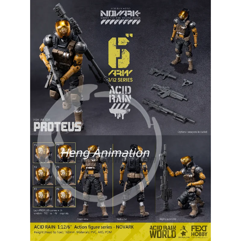 TA ácido chuva guerra 1/12 escala masculino AR-001 senhor/002 bandeira de guerra/003 crânio de soldagem/004 prol para modelo de figura de ação de 6 polegadas