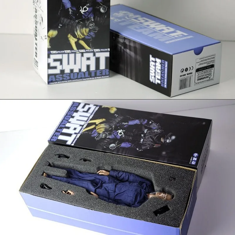 12 بوصة شخصية الحركة المشتركة العسكرية مع عملية محاكاة واقعية ، 1/6 مقياس Te الشرطة Swat الجندي لعبة مجسمة الشكل هدية