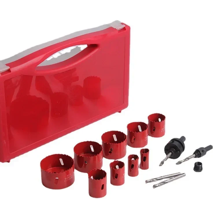 

M42 Биметаллический набор увеличителей отверстий — четырехкомпонентный резак для утопленного освещения для гипсокартона и ПВХ