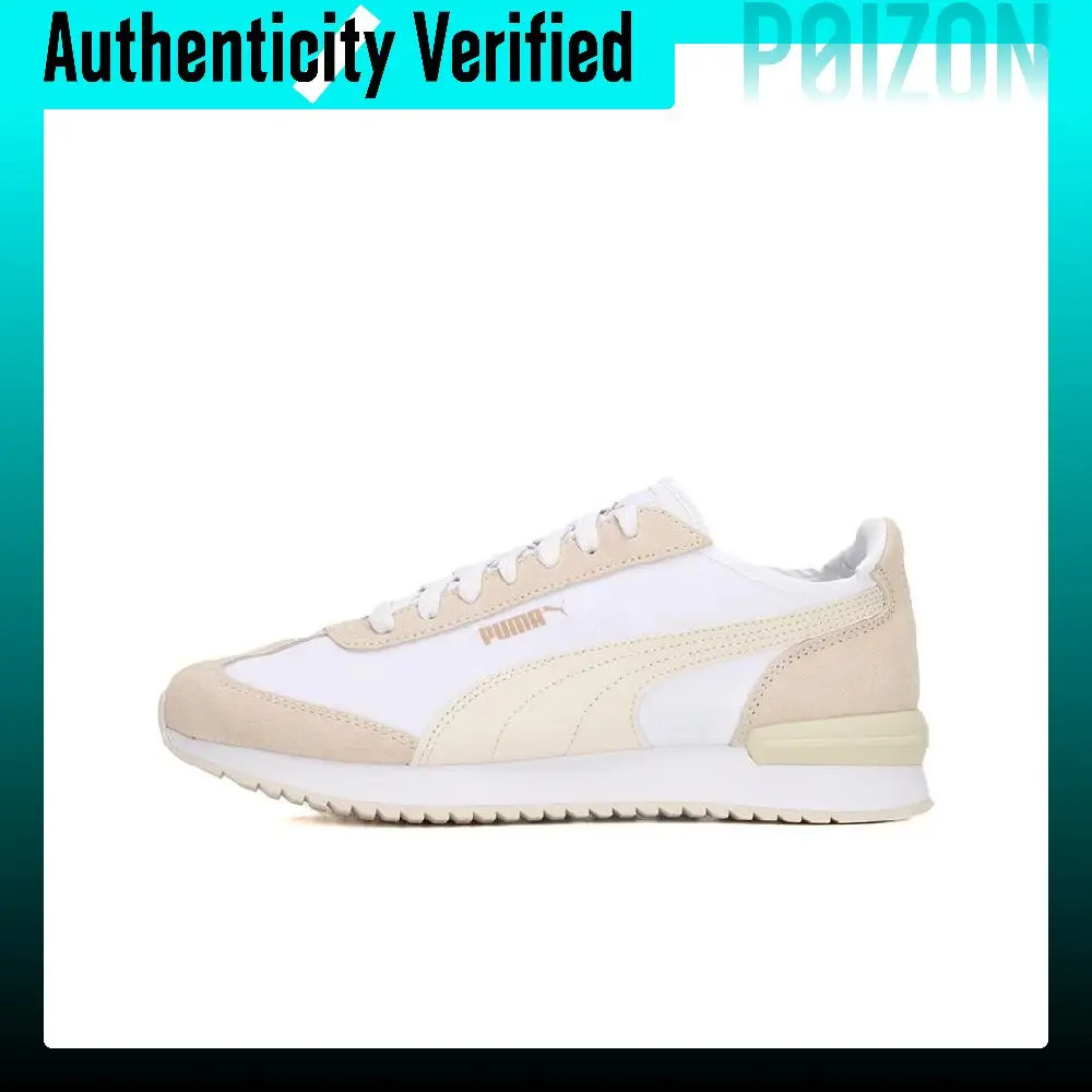 PUMA R78 Low top Casual City Commuting Running Shoes Unisex Ecru 392901-15