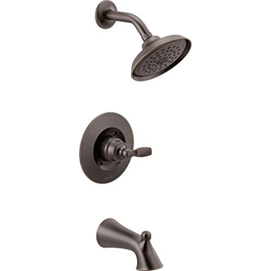 

Faucet Woodhurst 14 Series Single-Handle Tub and Shower Trim Kit Shower Faucet with Single-Spray Touch-Clean Shower Head Veneti