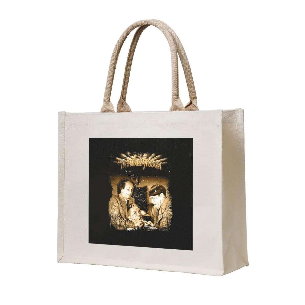 

Zany Adventures With Thé Thréé Movie Stòògés Comic Chaos Ensues Tote Bag tote bags cloth bags eco pack Women's shopper