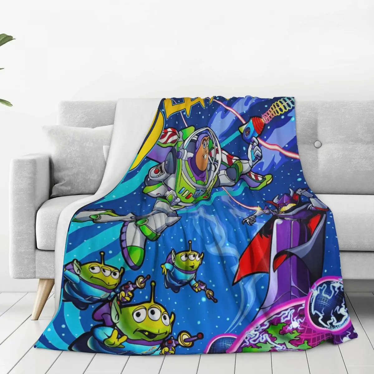 Toy Story Buzz Woody Jessie Soft Blanket Airplane Travel Plush Throw Blanket Aesthetic Outdoor Flannel Bedspread Sofa Bed Cover