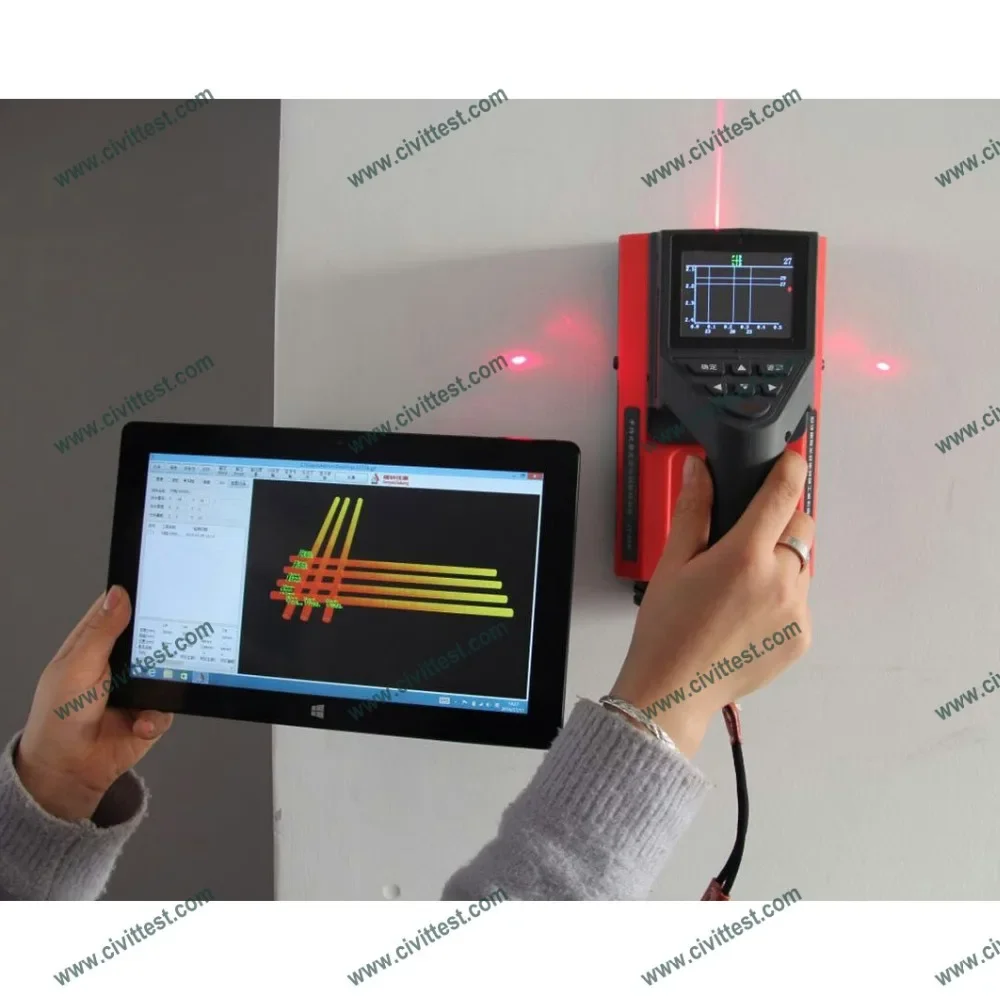 Integrated Type Deep Scanning Metal Locator Rebar Detector