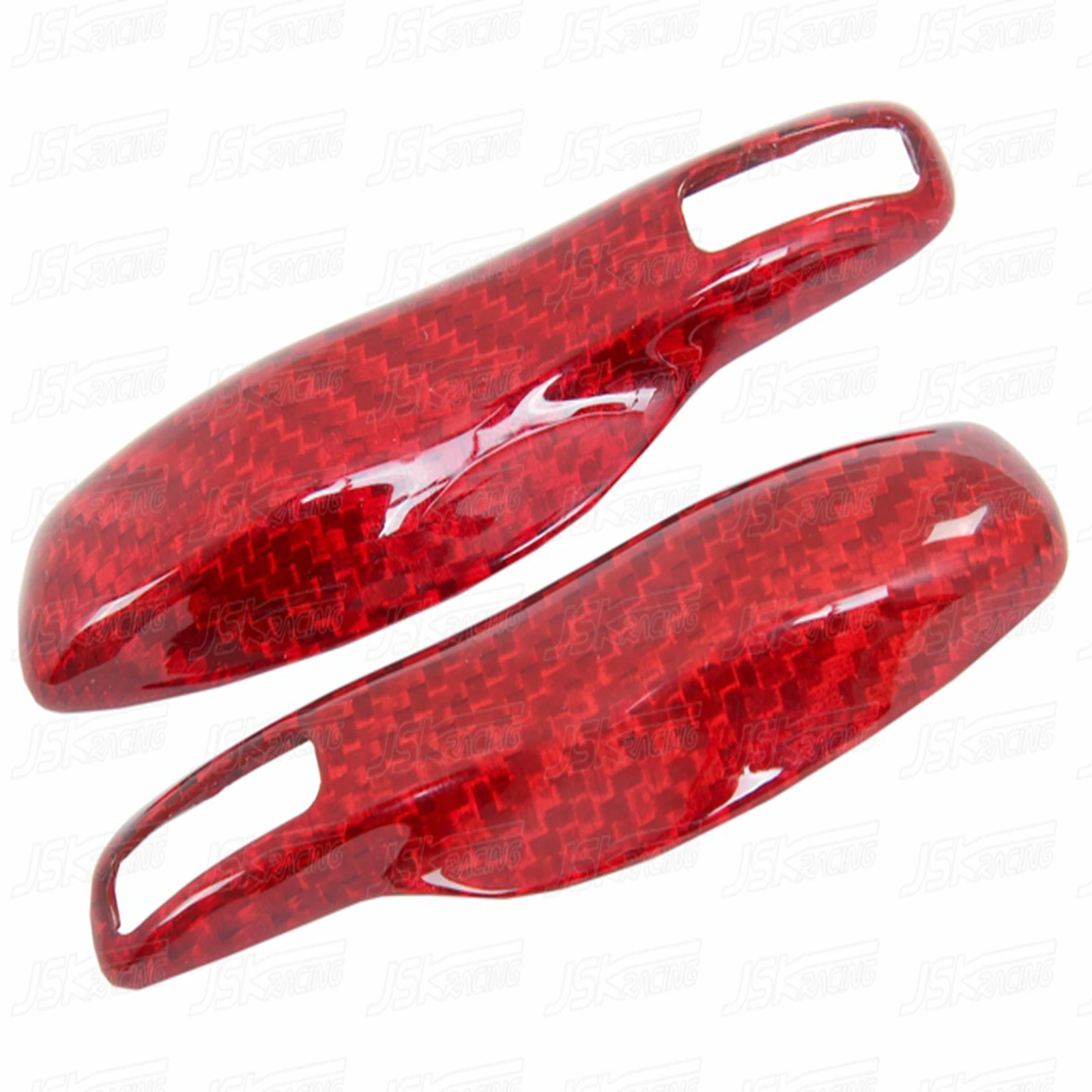 Red Carbon Fiber Key Fob Cover For  Macan Cayenne Panamera  (JSKPCCM13022)