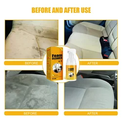 Foamy Car Interior Leather Wash Multi-Purpose Cleaner Tools Car Restorer Strong Decontamination Sofas Kitchen Shoes Car Wash