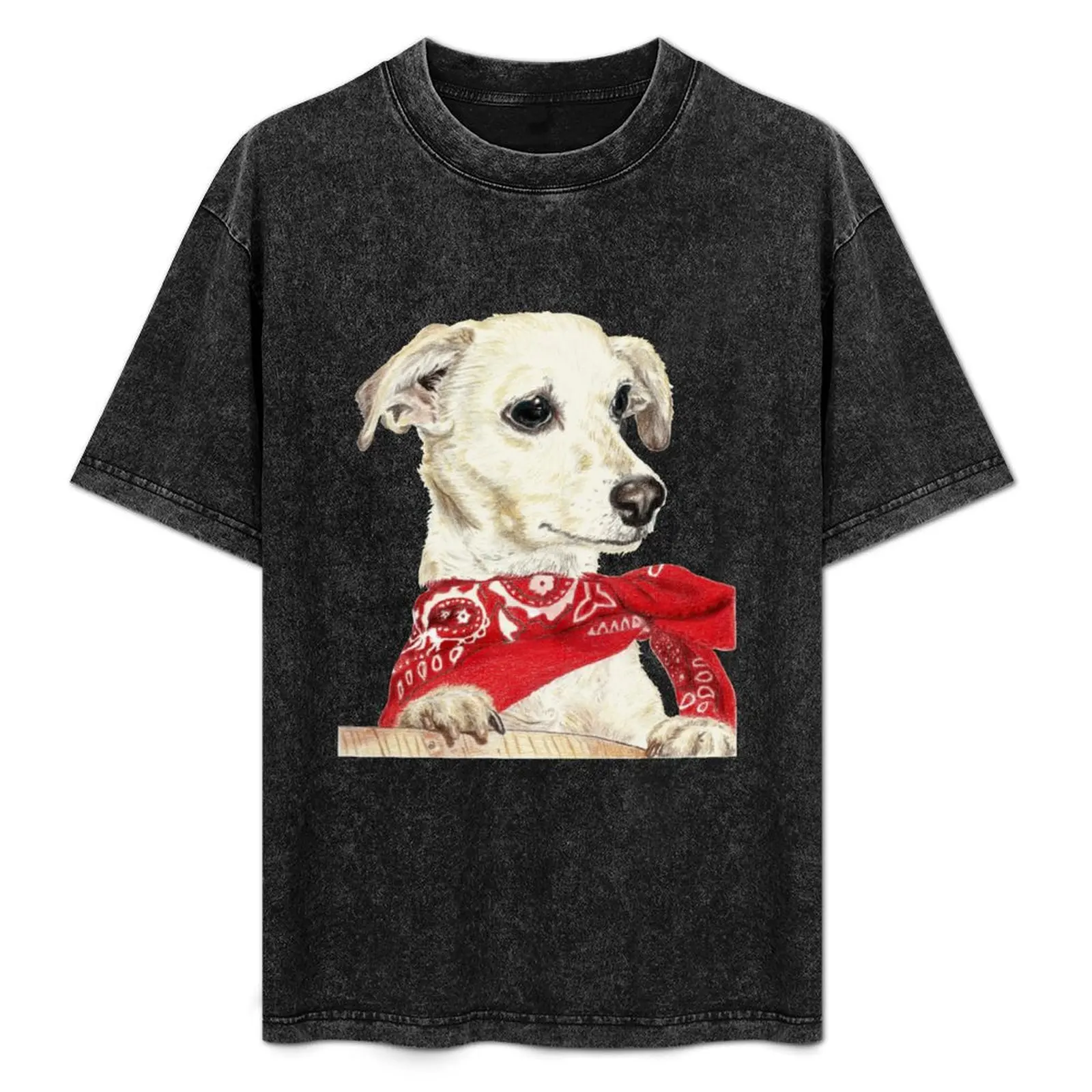 

Cute Dog T-Shirt Casual Loose Short Sleeve Tee for Men