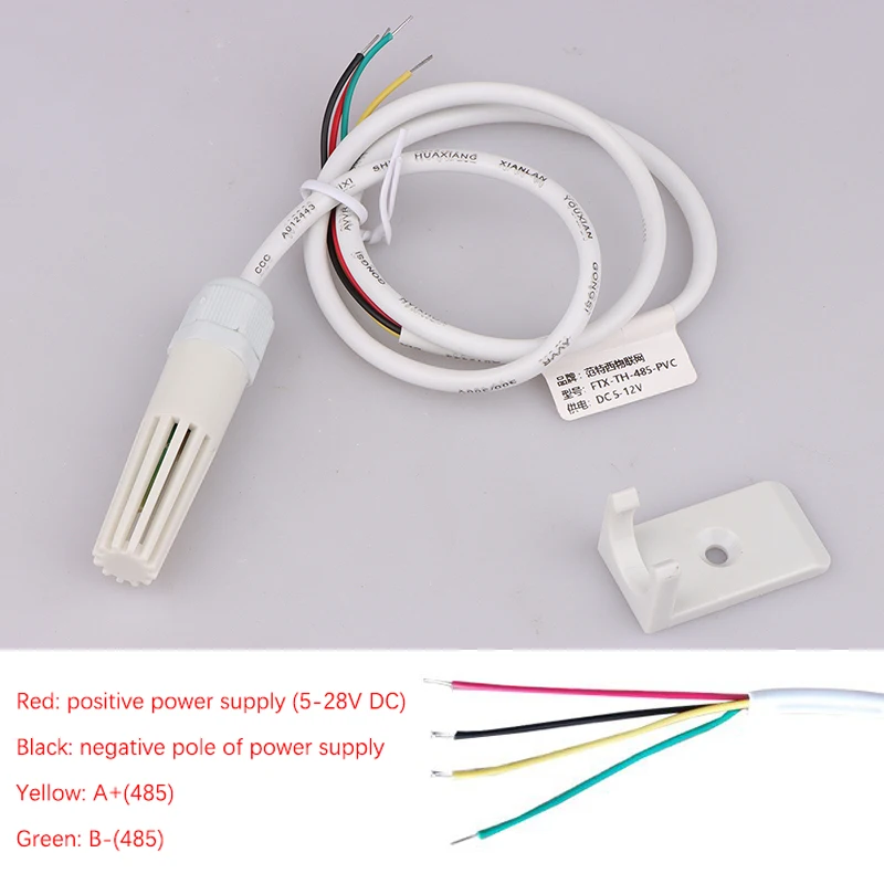 RS485 Temperature and Humidity Sensor MODBUS-RTU Temperature and Humidity Sensor Module Probe Transmitter - 40 ℃ to 80 ℃
