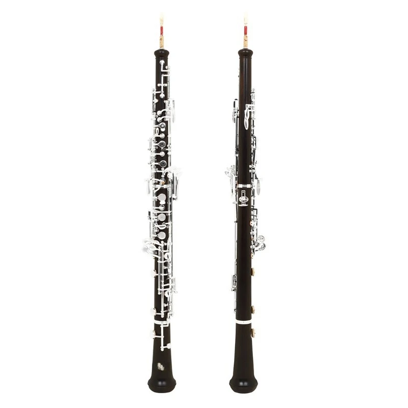 Automatic silver-plated key oboe in key C, 22-key ebony oboe for beginner woodwind instruments