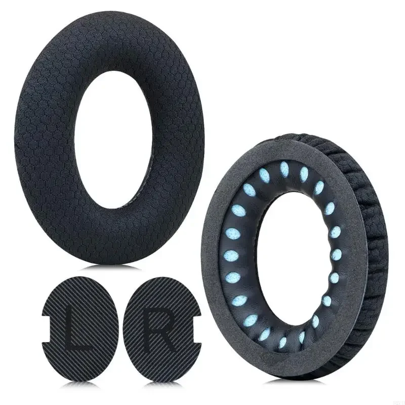 YAYINCC Ersatz-Ohrpolster aus atmungsaktivem Mesh-Material mit bequemem Memory-Schaum für Bose QC15 QC35 QC2 QC25 AE2 Soundlink2 Headset – Detail 3