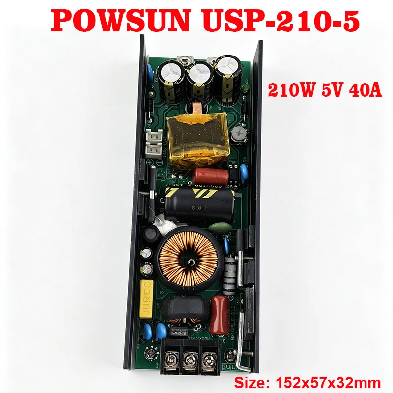 POWSUN USP-210-5 Power Supply DC5V 40A Power Board for LED strobe moving head Light Par light power supply