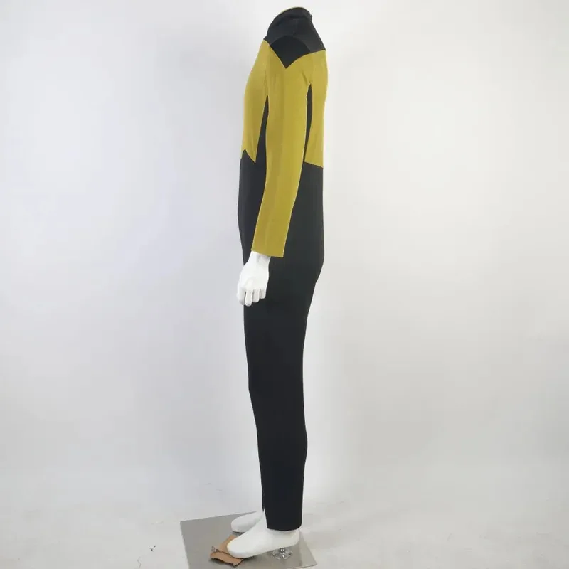 

2025 11-звездный желтый комбинезон reks The Next Generation унисекс для взрослых, карнавальный костюм, униформа на Хэллоуин