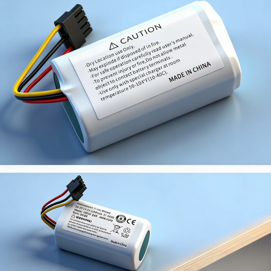 14.4V 14.8V 2600mAh 3500mAh Rechargeable Li-ion Battery Pack For Xiaomi Mijia Mi Robot Mop 2 Lite Sweeper Vacuum MJSTL Wholesale