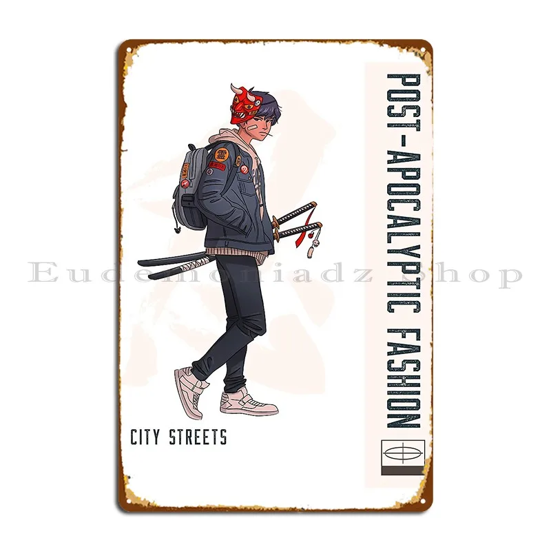 أنيمي الهرمجدون فريش لوحة معدنية ملصق مضحك سينما خمر شخصية مصمم تين تسجيل ملصق