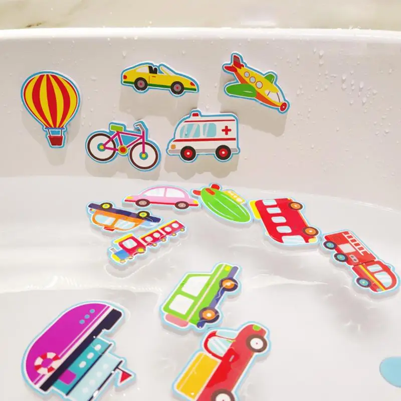 Juguetes de baño flotantes, juguetes acuáticos, vehículo de baño para niños, vehículo de juguete flotante colorido para piscina, playa, diversión, cumpleaños, Día de los niños