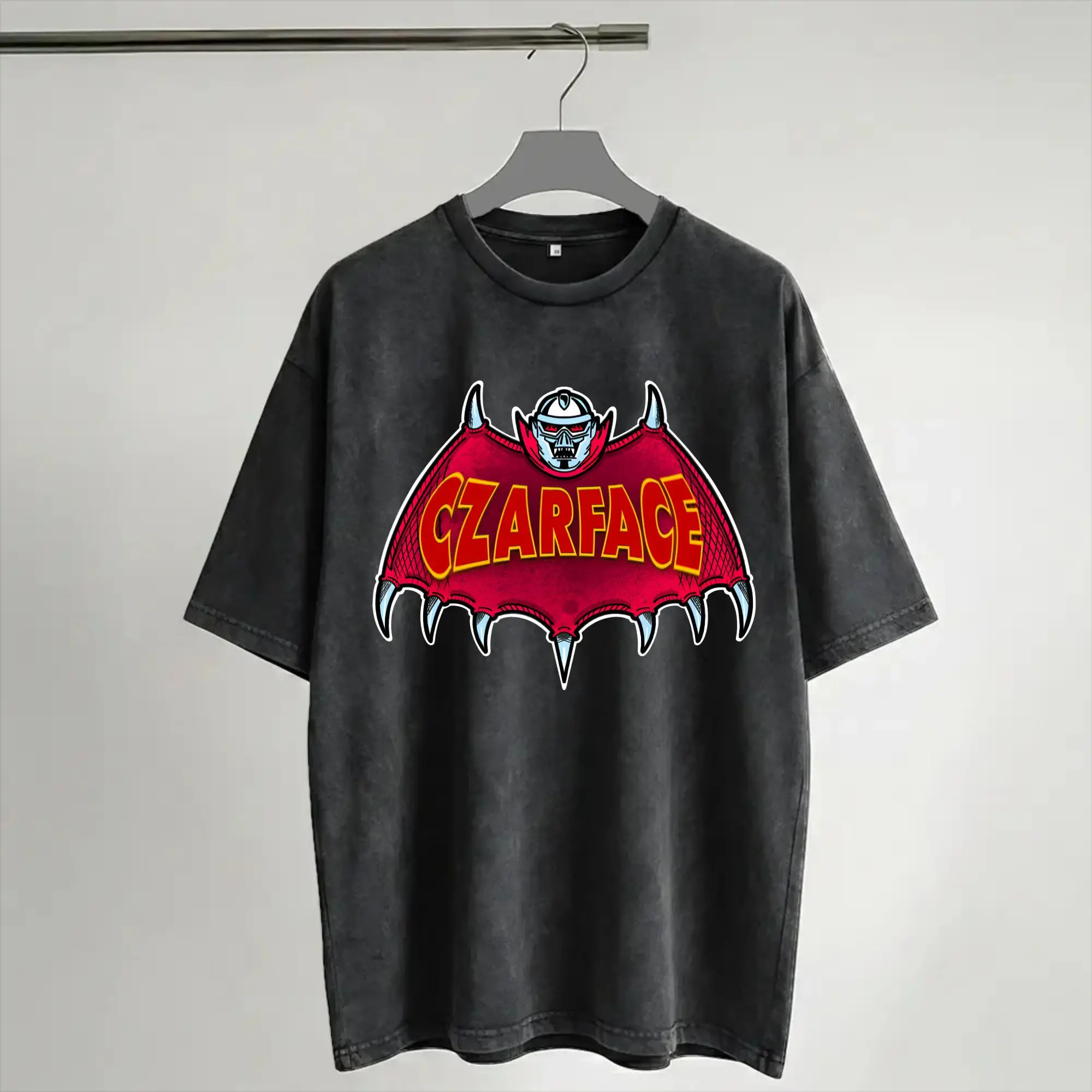 Czarface  Washed T Shirts Streetwear Hip Hop Novelty T-Shirt  Tees for Men Women 100% Cotton Oversize