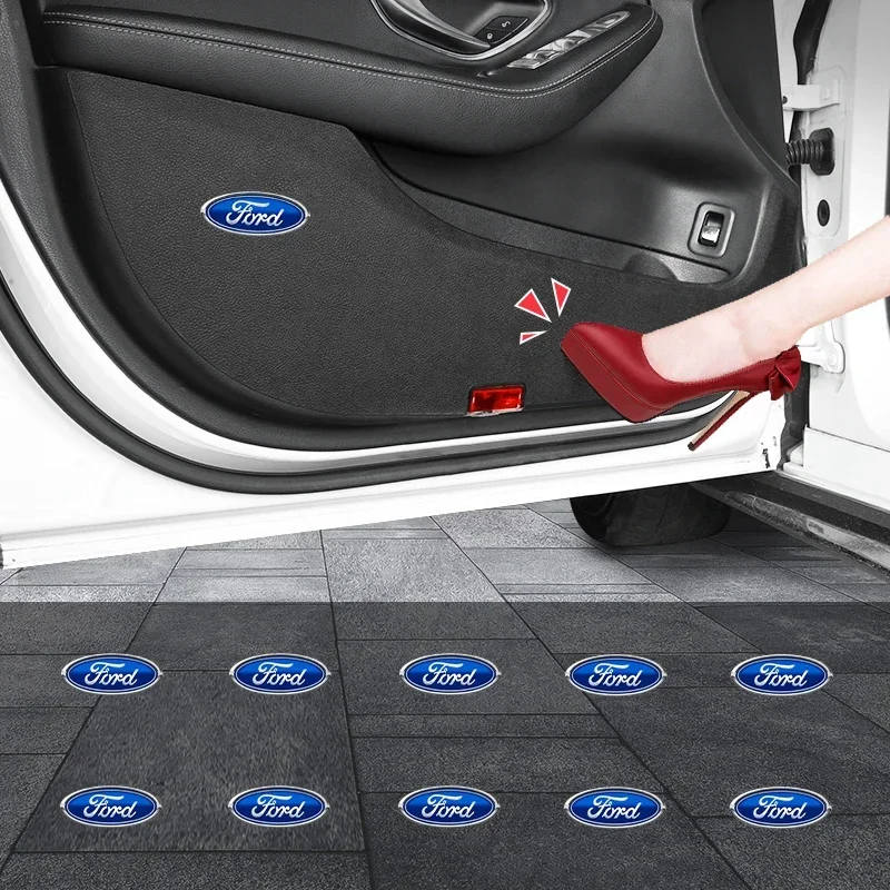 

Car Goods Door Anti Kick Pad DIY Stickers Door Side Edge Decal For Ford Focus Fiesta Ranger Mondeo Escort Falcon Flex S-MAX Kuga