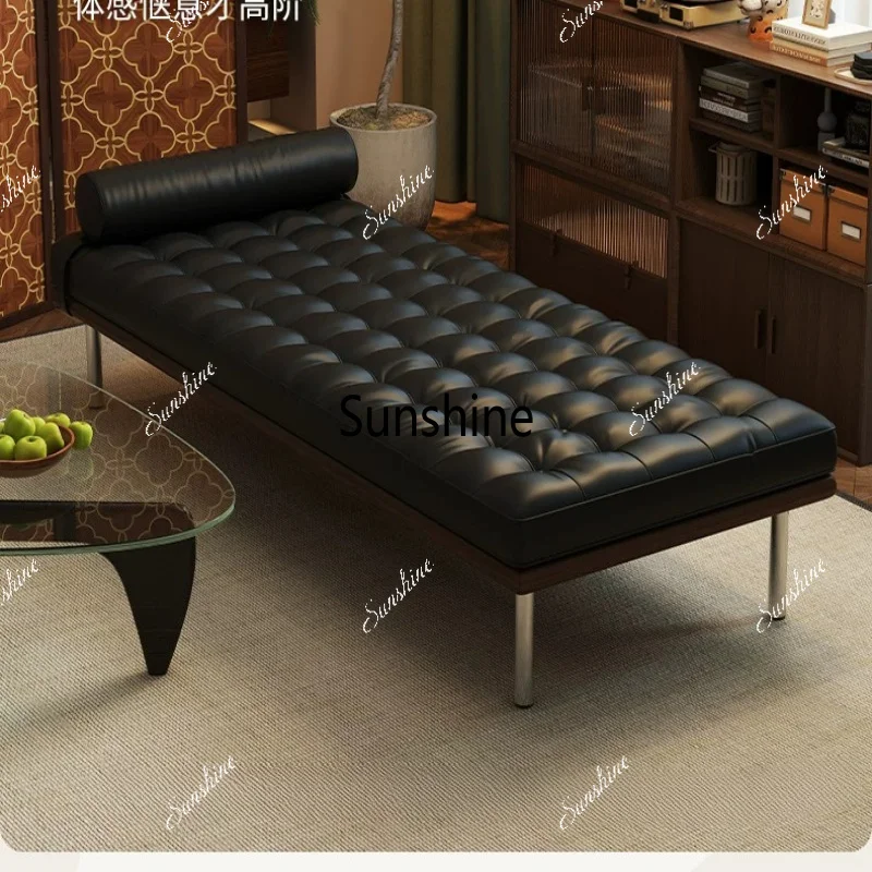 Small apartment living room dual-purpose modern minimalist design, office lunch break recliner